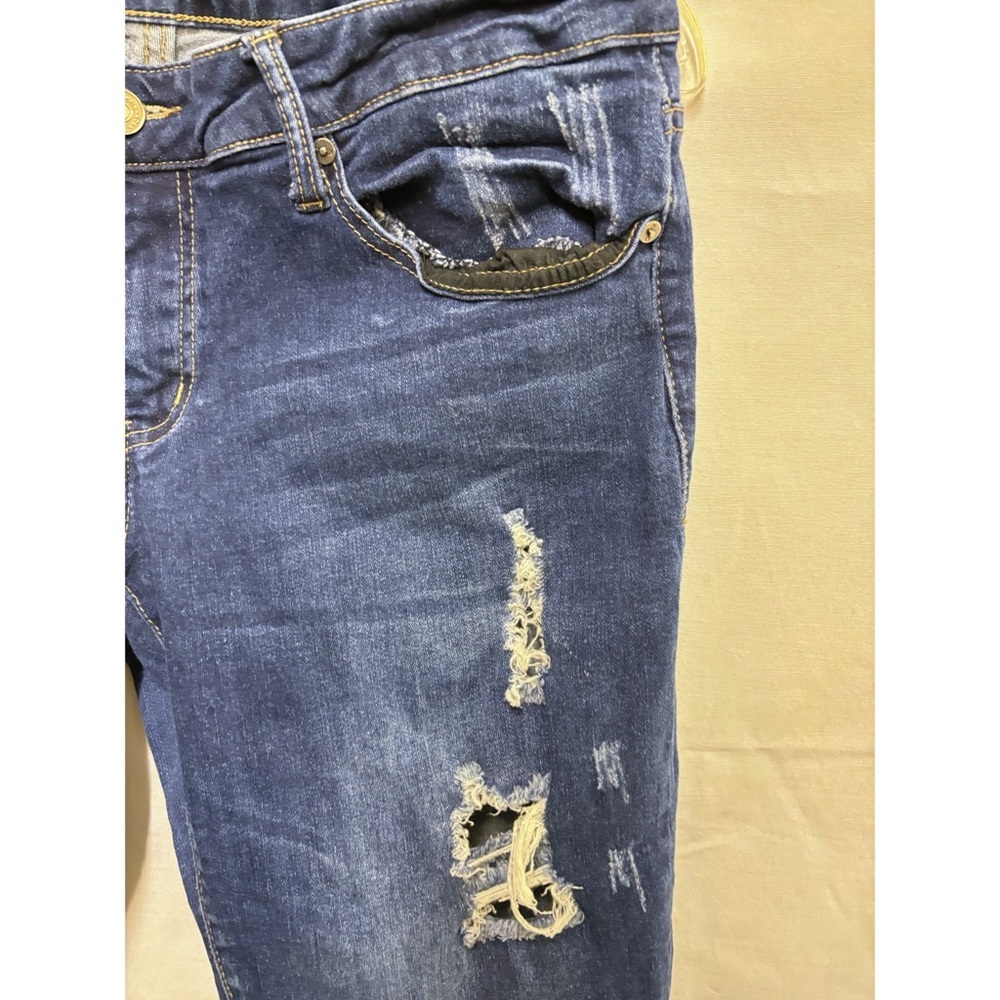Kan Can women’s jeans 15 31 distressed frayed hem - Picture 3 of 6